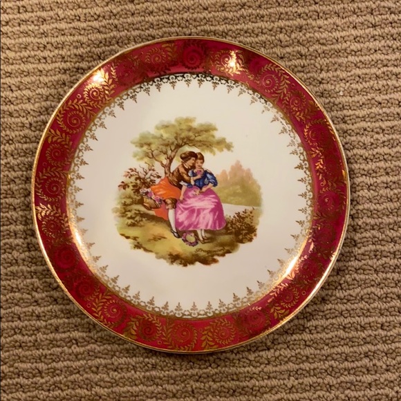🔴💥HP💥LIMOGES PLATE VINTAGE - Picture 6 of 6